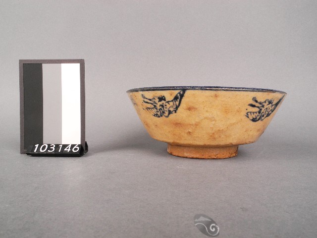 青花鳥紋碗藏品圖，第1張