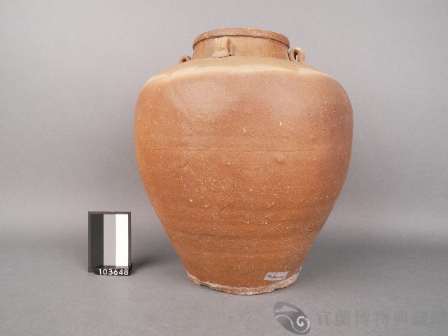 褐釉四耳甕藏品圖，第1張