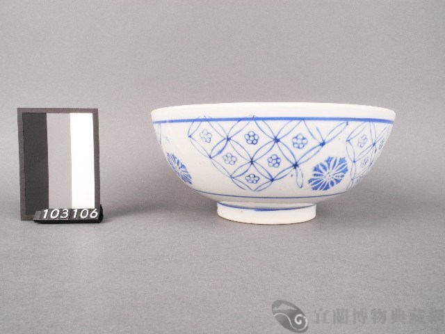 青花花卉紋碗藏品圖，第1張