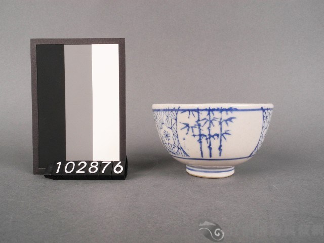 青花梅蘭竹三友杯藏品圖，第1張