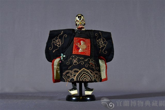 布袋戲偶（黑花仔）藏品圖，第1張