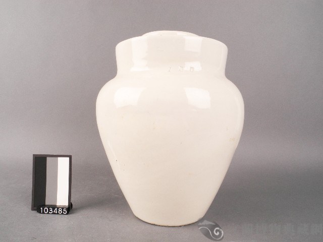 白釉豬油罐藏品圖，第1張