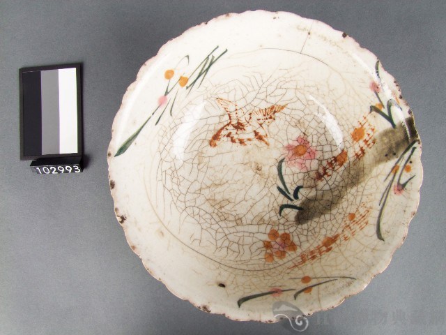 彩繪花鳥紋碗藏品圖，第1張