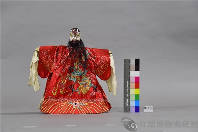 布袋戲偶（爭）藏品圖，第1張