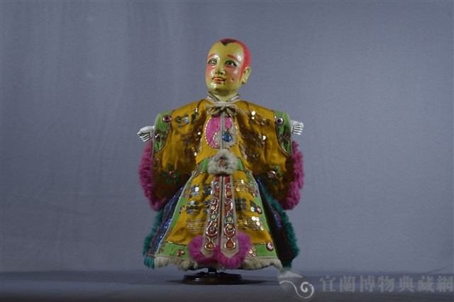 布袋戲偶（花童）藏品圖，第1張