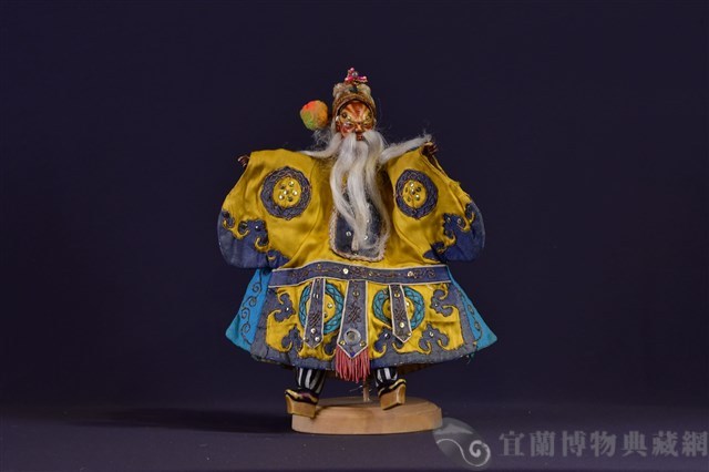 布袋戲偶（黑關）藏品圖，第1張