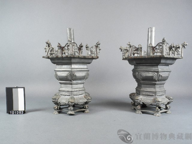 錫燭台藏品圖，第1張