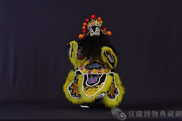 布袋戲偶（黑虎）藏品圖，第1張