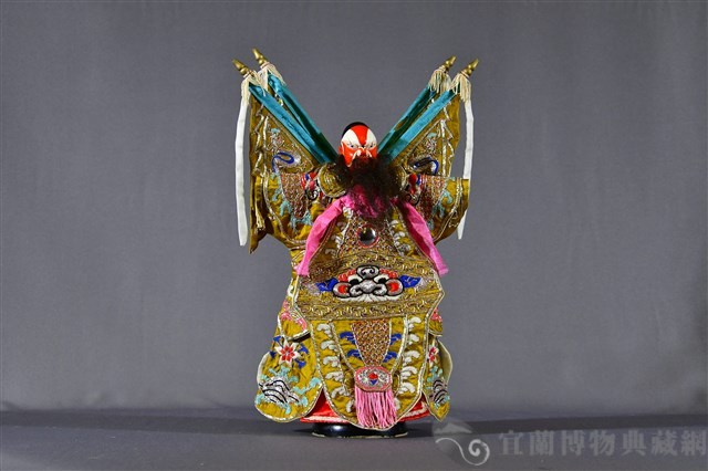 布袋戲偶（紅關）藏品圖，第1張