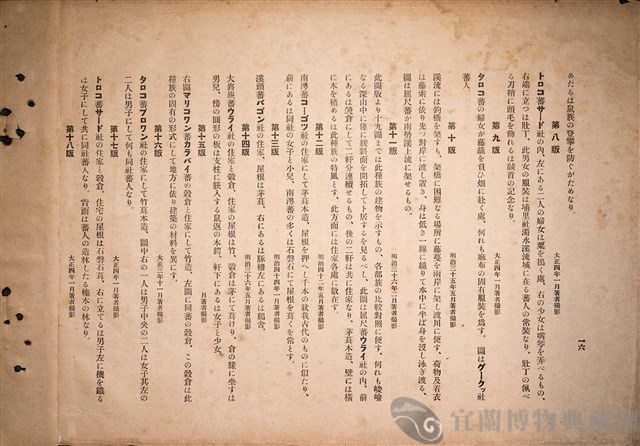 台灣蕃族圖譜第一卷藏品圖，第24張