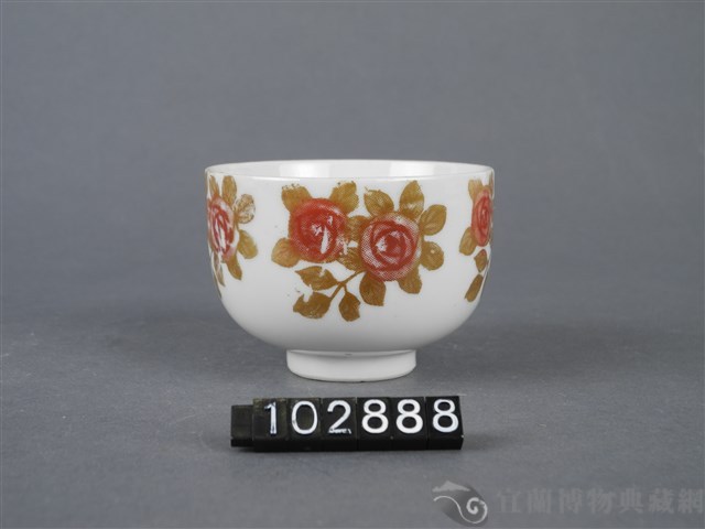 彩繪花卉紋杯藏品圖，第5張