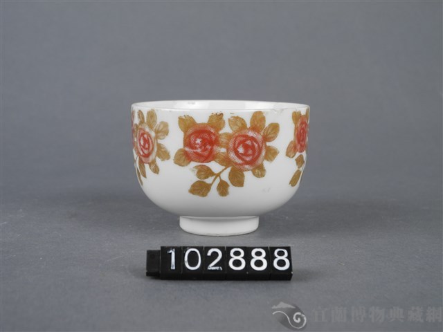 彩繪花卉紋杯藏品圖，第8張