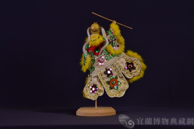 布袋戲偶（猴頭）藏品圖，第2張