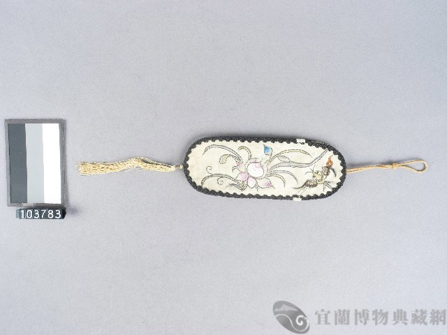 花蝶紋眼鏡袋藏品圖，第2張