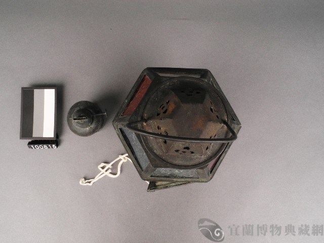 六角玻璃燈藏品圖，第2張