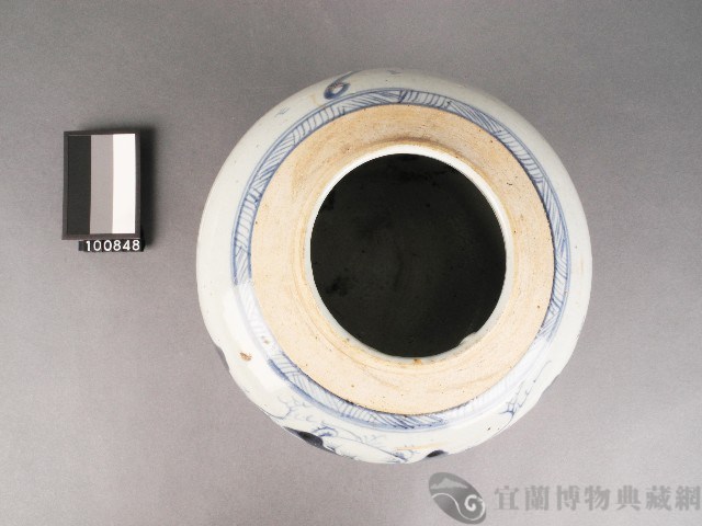 青花山水罐藏品圖，第2張