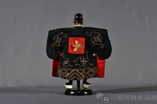 布袋戲偶（黑花仔）藏品圖，第2張