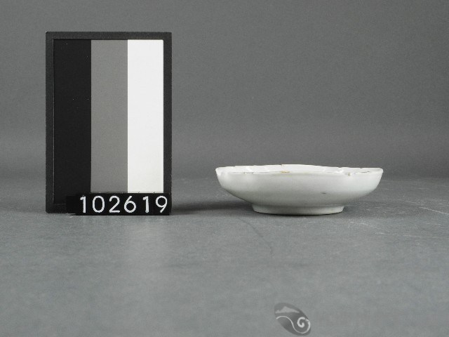 竹葉紋青花碟藏品圖，第2張