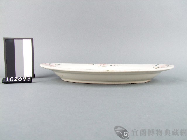 彩繪花卉紋盤藏品圖，第2張