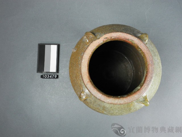 褐釉四耳甕藏品圖，第2張