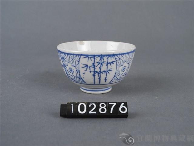 青花梅蘭竹三友杯藏品圖，第6張