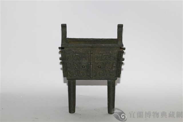 仿商饕餮紋方鼎藏品圖，第1張