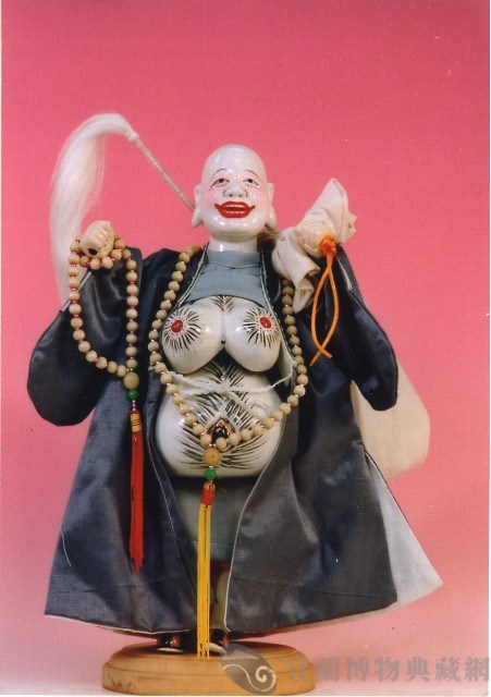 布袋戲偶（和尚頭）藏品圖，第1張