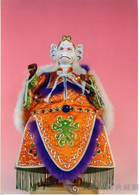 布袋戲偶（猴頭）藏品圖，第1張