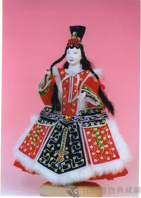 布袋戲偶（武旦）藏品圖，第1張