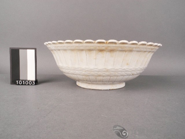 彩繪椰樹紋碗藏品圖，第2張