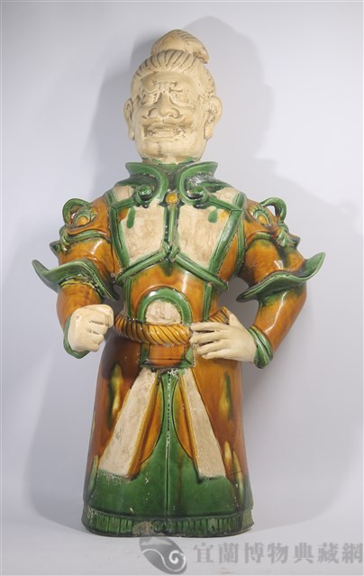 仿唐三彩武將俑藏品圖，第1張