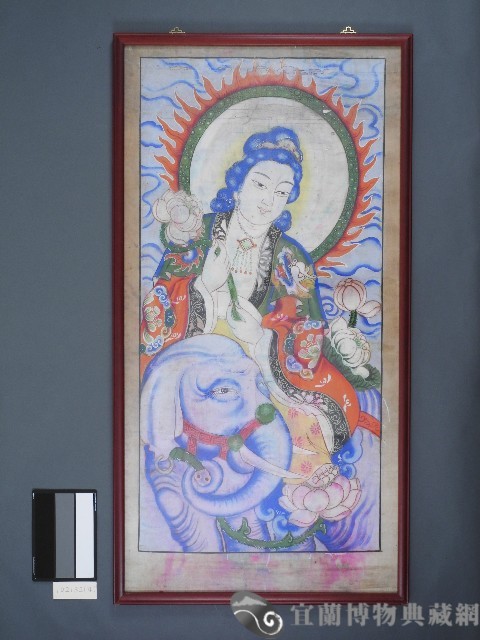 佛堂畫-菩薩圖-普賢菩薩藏品圖，第1張