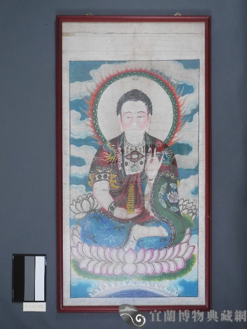 佛堂畫-菩薩圖-彌勒佛藏品圖，第1張