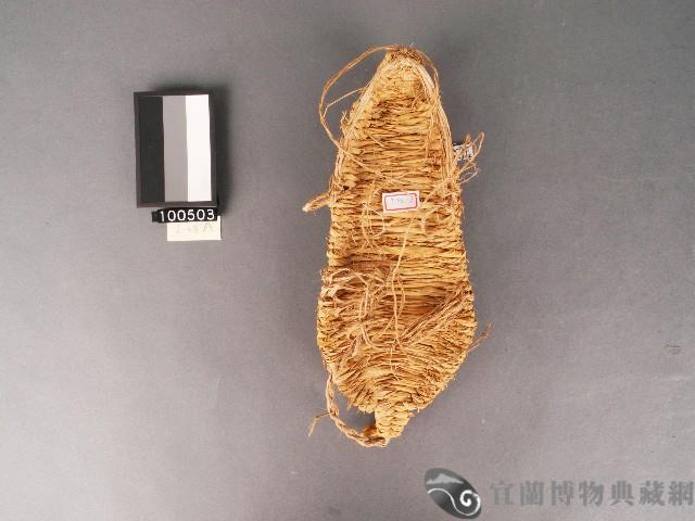草鞋(左鞋)藏品圖，第1張