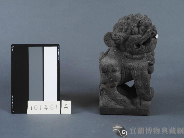 台灣石雕門獅座藏品圖，第1張