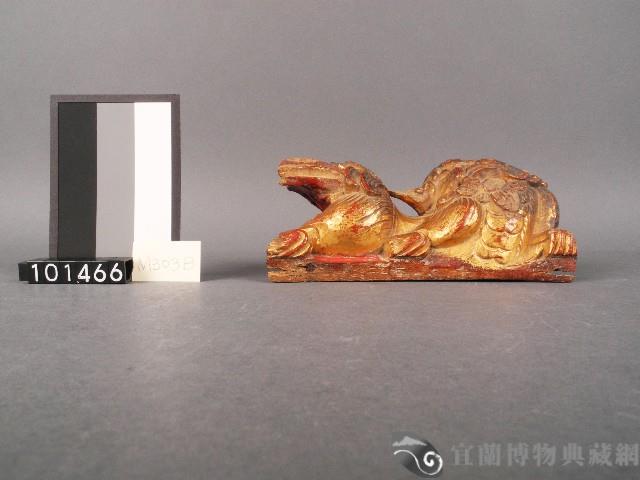 木雕小獅藏品圖，第1張