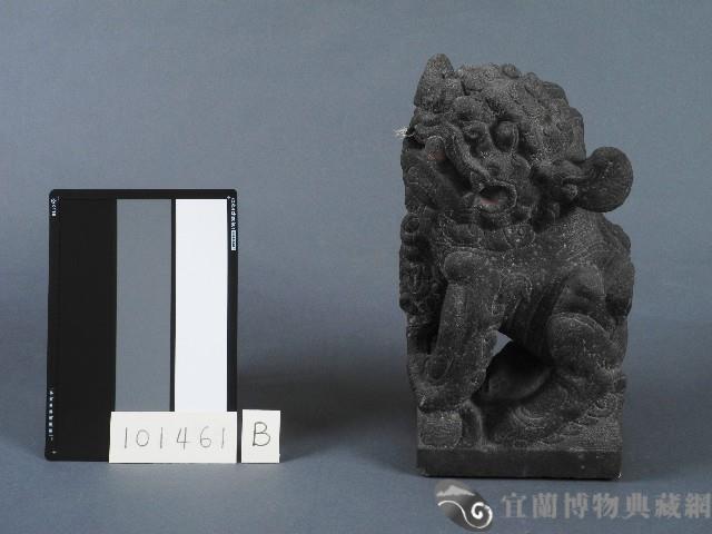 台灣石雕門獅座藏品圖，第1張