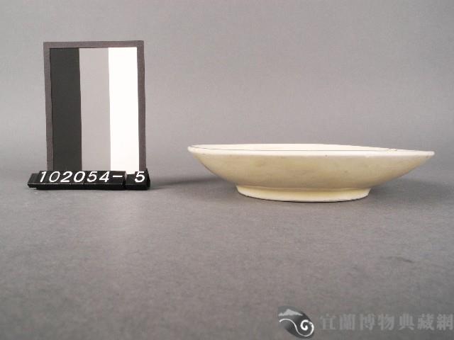 彩繪松鶴紋碟藏品圖，第2張