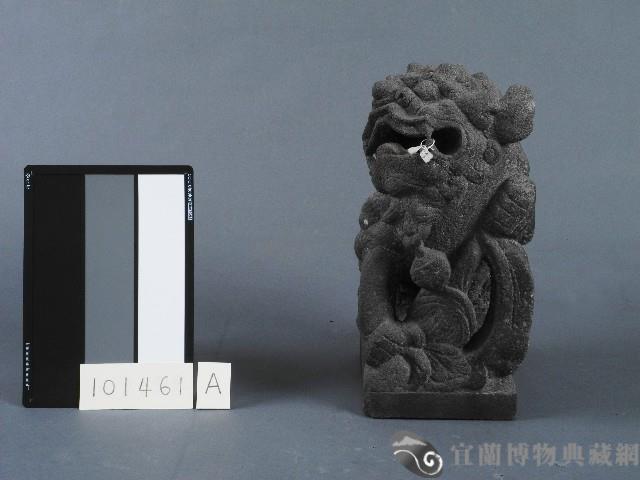 台灣石雕門獅座藏品圖，第2張