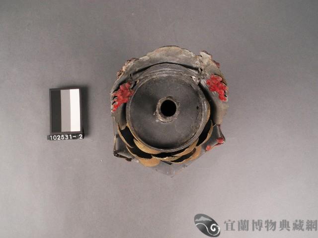 錫製蓮花座燭臺藏品圖，第2張