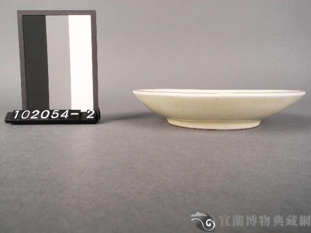 彩繪松鶴紋碟藏品圖，第2張