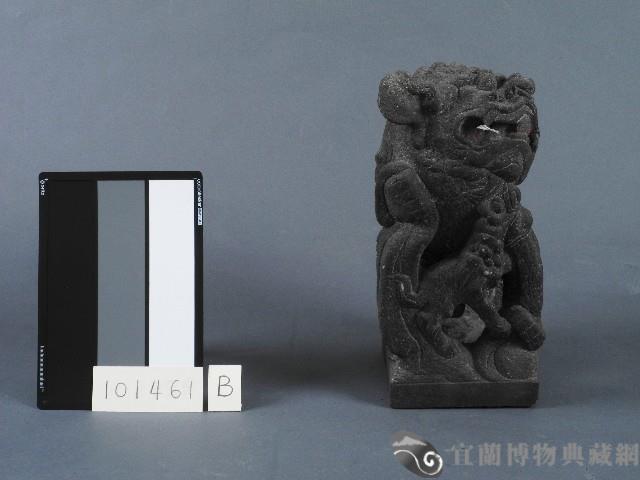 台灣石雕門獅座藏品圖，第2張