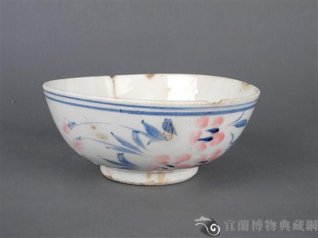 彩繪花卉紋碗藏品圖，第7張