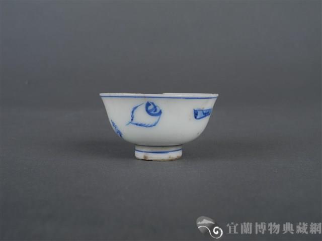 青花扇紋杯藏品圖，第7張