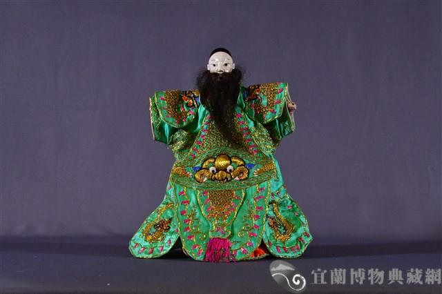 布袋戲偶（鬚文）藏品圖，第1張