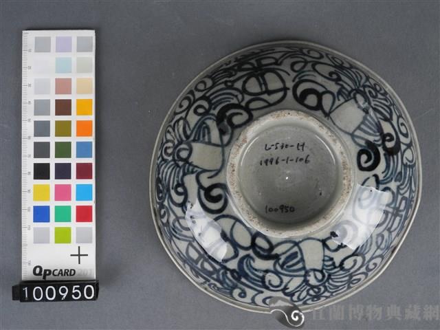 青花囍字碗藏品圖，第3張