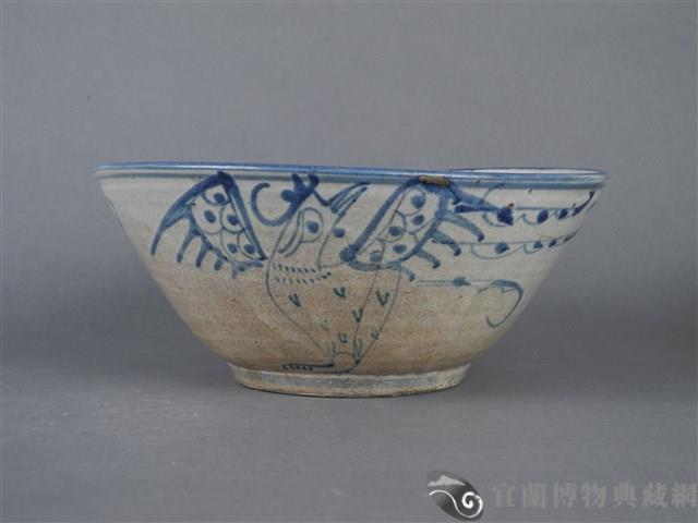 青花雞公紋碗藏品圖，第3張