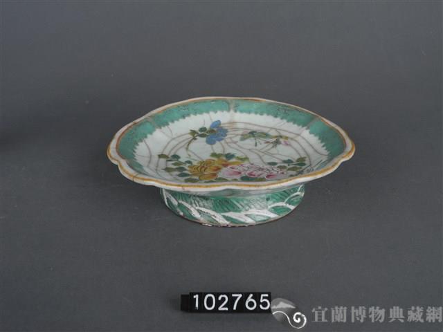 彩繪牡丹紋盤藏品圖，第3張