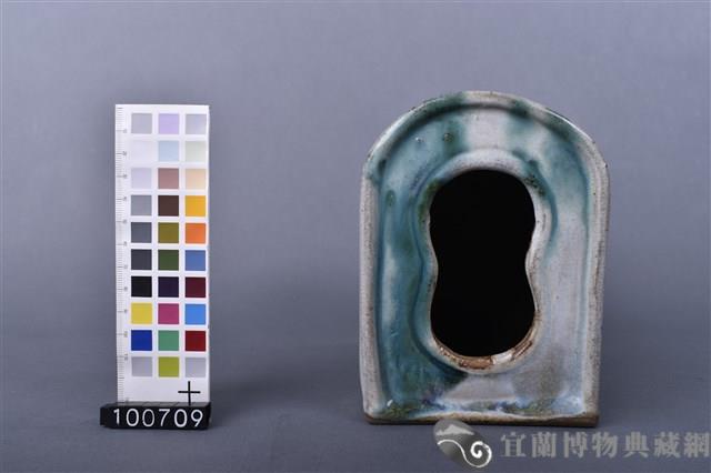 綠釉斑點紋枕頭藏品圖，第3張