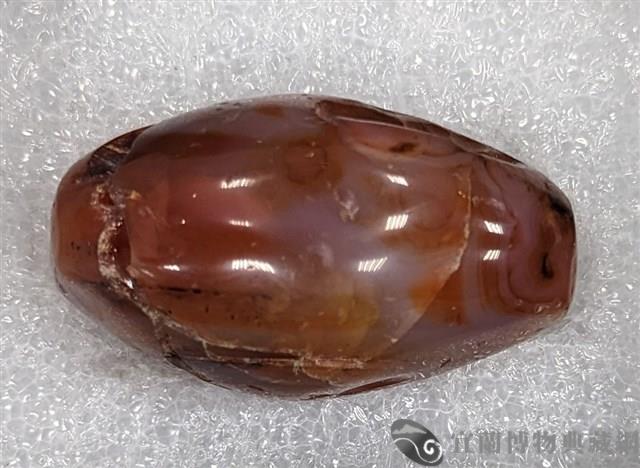 大梭形瑪瑙珠藏品圖，第3張